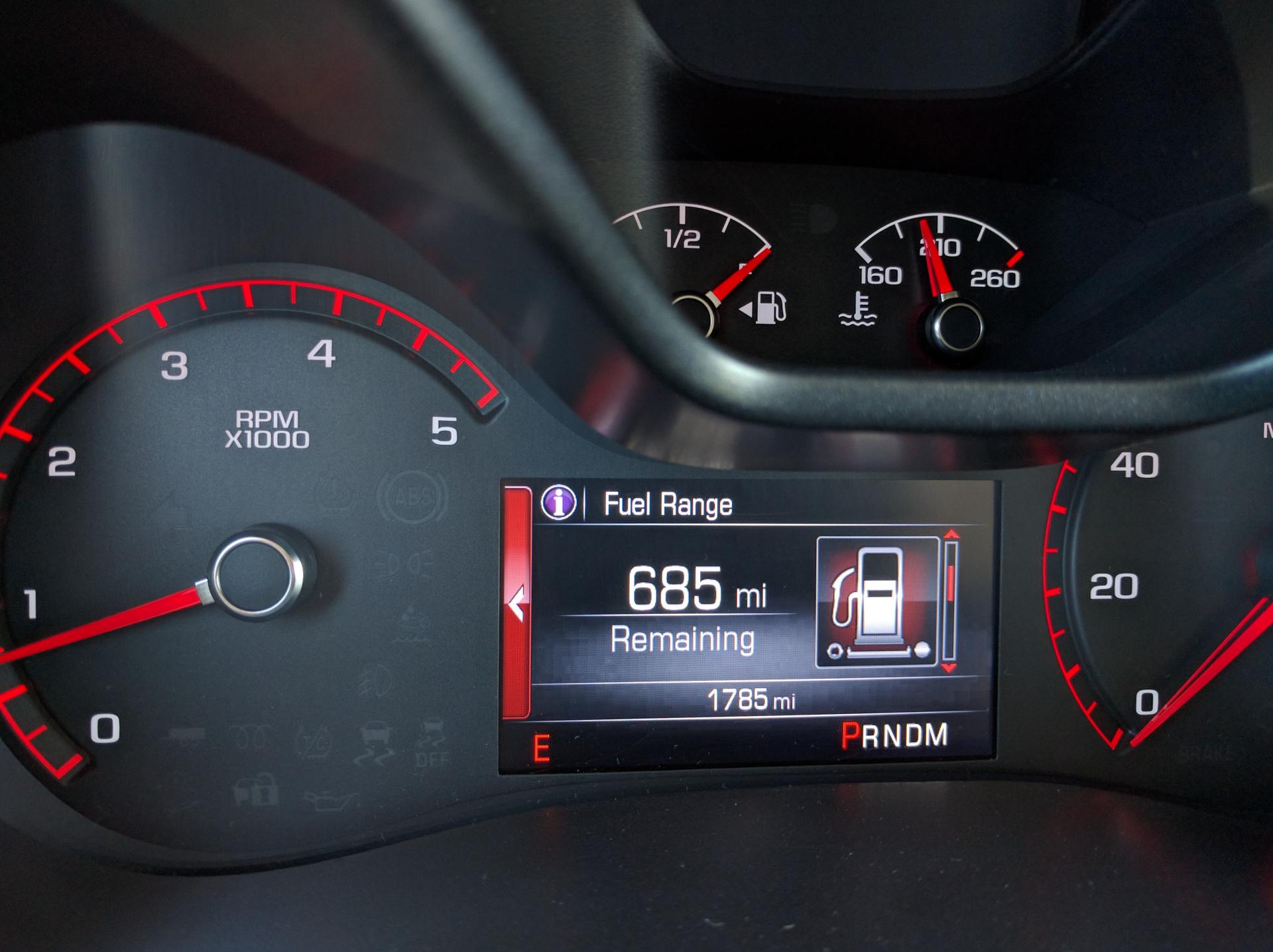 685 mile range