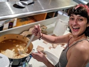 Pipa prepares her Jello Drum