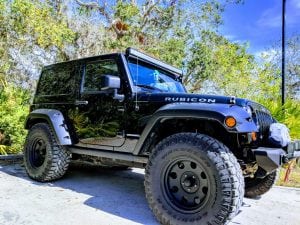 Ruby Jean enjoys the Florida sun one last time