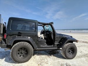Ruby Jean on the beach