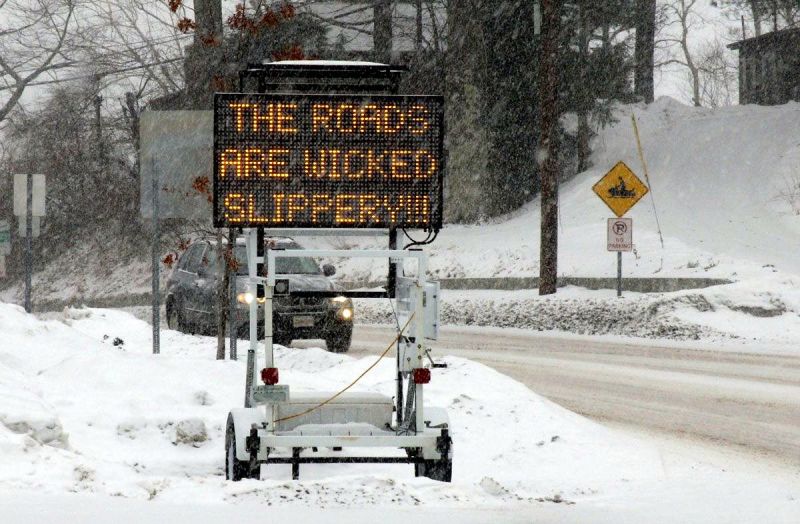 The Roads are Wicked Slippery