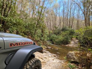 First river crossing - fingers crossed!