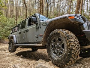That rear tire is not floating.